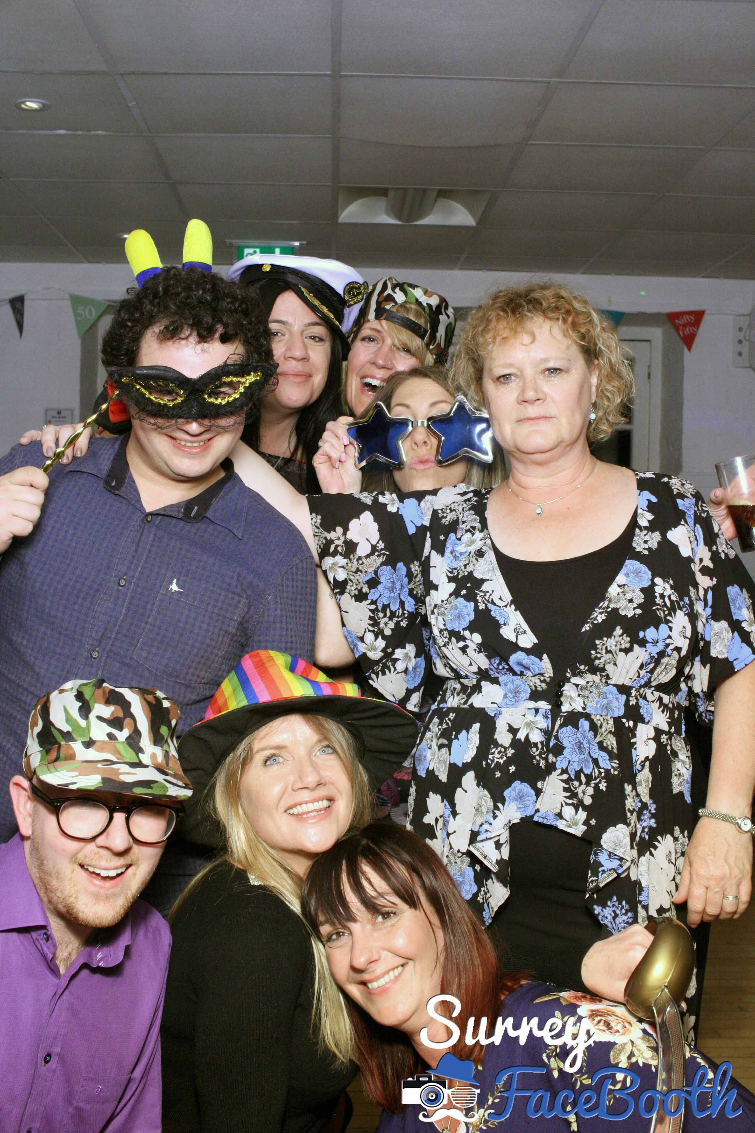 Caroline's 50th Birthday | View more photos from the event at galleries.surreyfacebooth.co.uk/u/Surrey-FaceBooth/Carolines-50th-Birthday